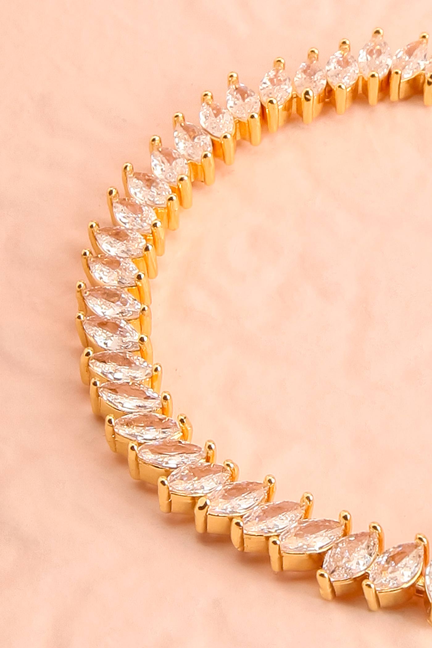Payne Gold Marquise Crystals Bracelet | Boutique 1861 close-up