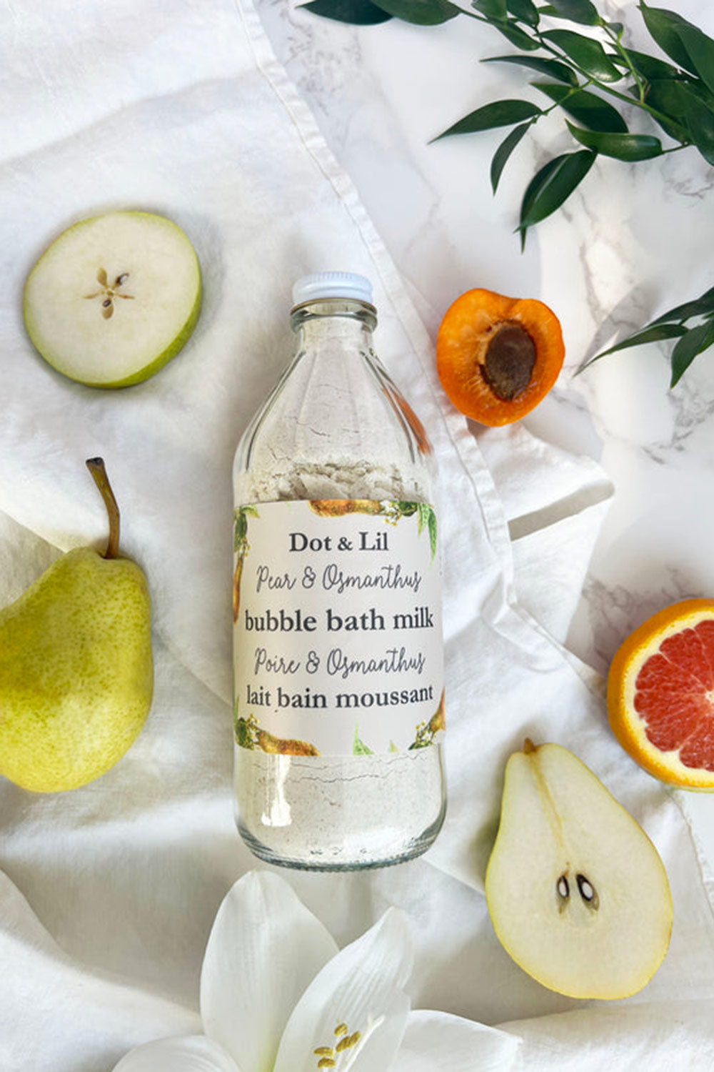 Pear & Osmanthus Bubble Bath Milk | Maison garçonne flat