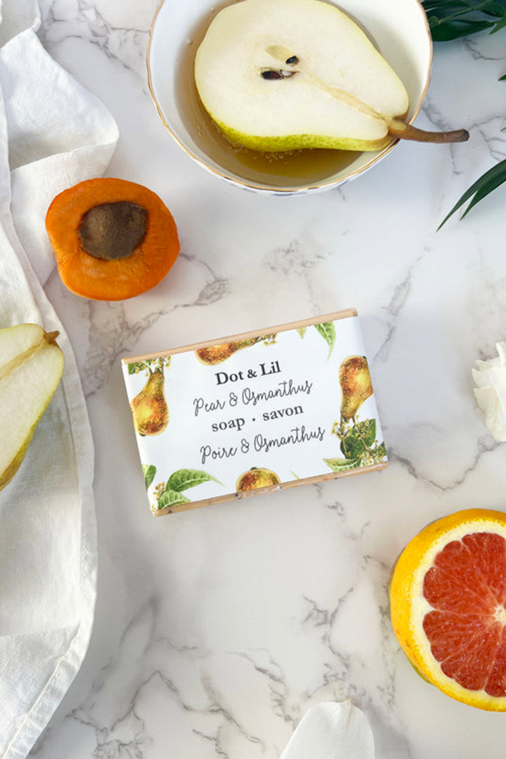 Pear and Osmanthus Soap | Maison garçonne flat