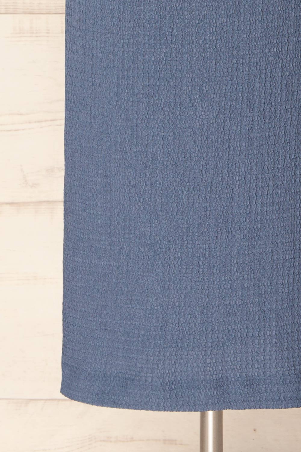 Peoria Long Asymmetrical Blue Dress | La petite garçonne bottom