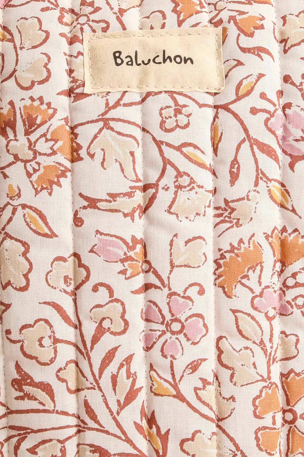 Pesanteur Ivory Floral Cosmetic Bag - 2 Options | Maison garçonne fabric