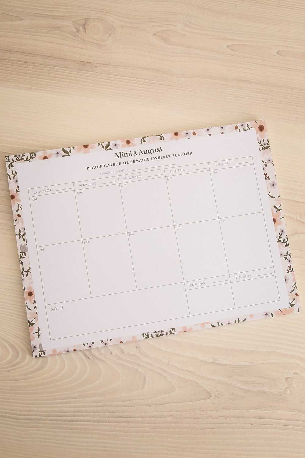 Epilogue Weekly Planner | Maison garçonne