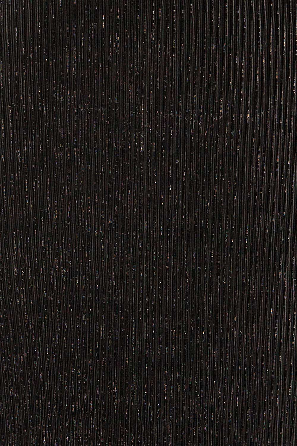 Pezenas Black Midi Dress w/ Metallic Threads | La petite garçonne fabric 