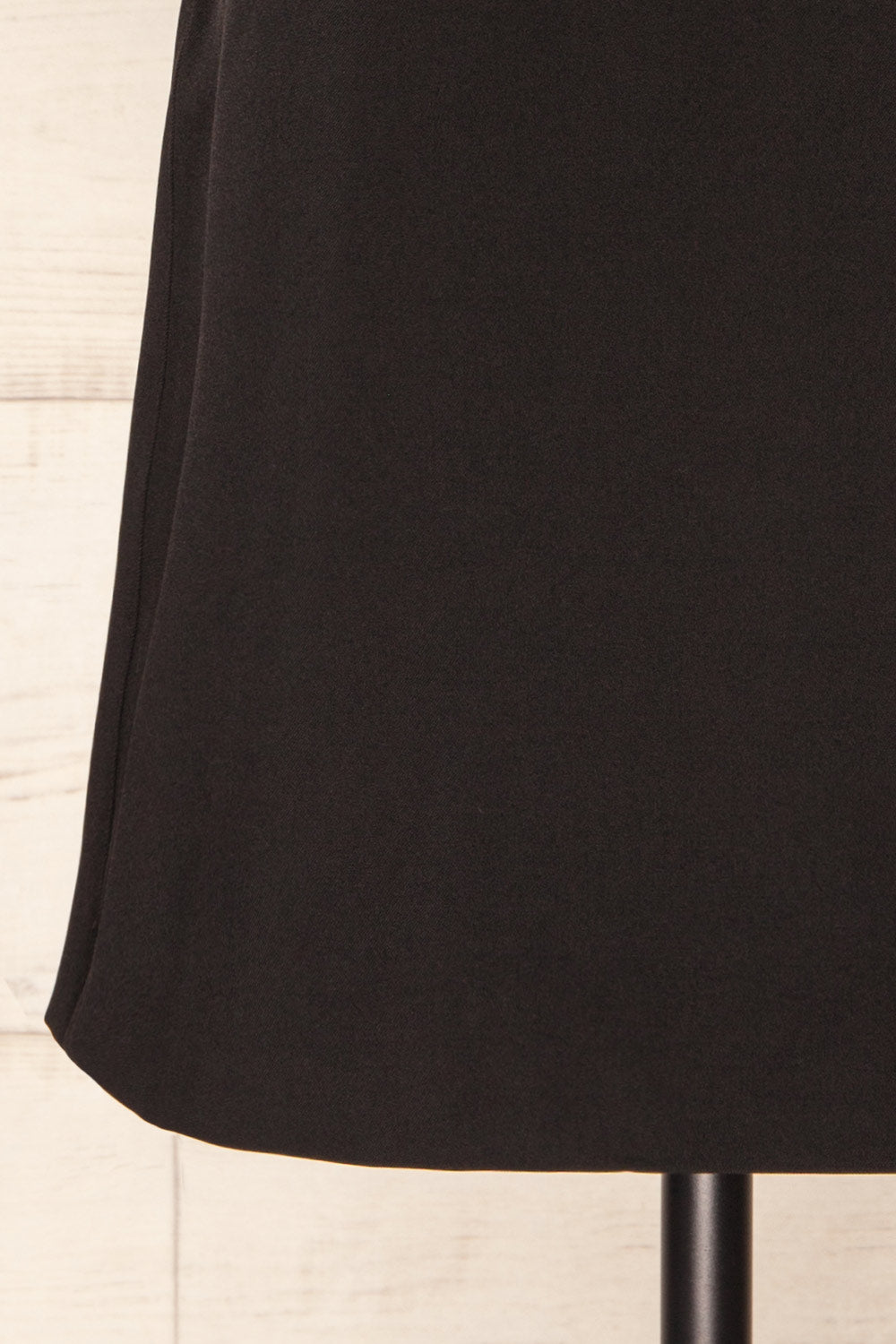 Phedi Black Sleeveless Dress with Button Detailing | La petite garçonne bottom