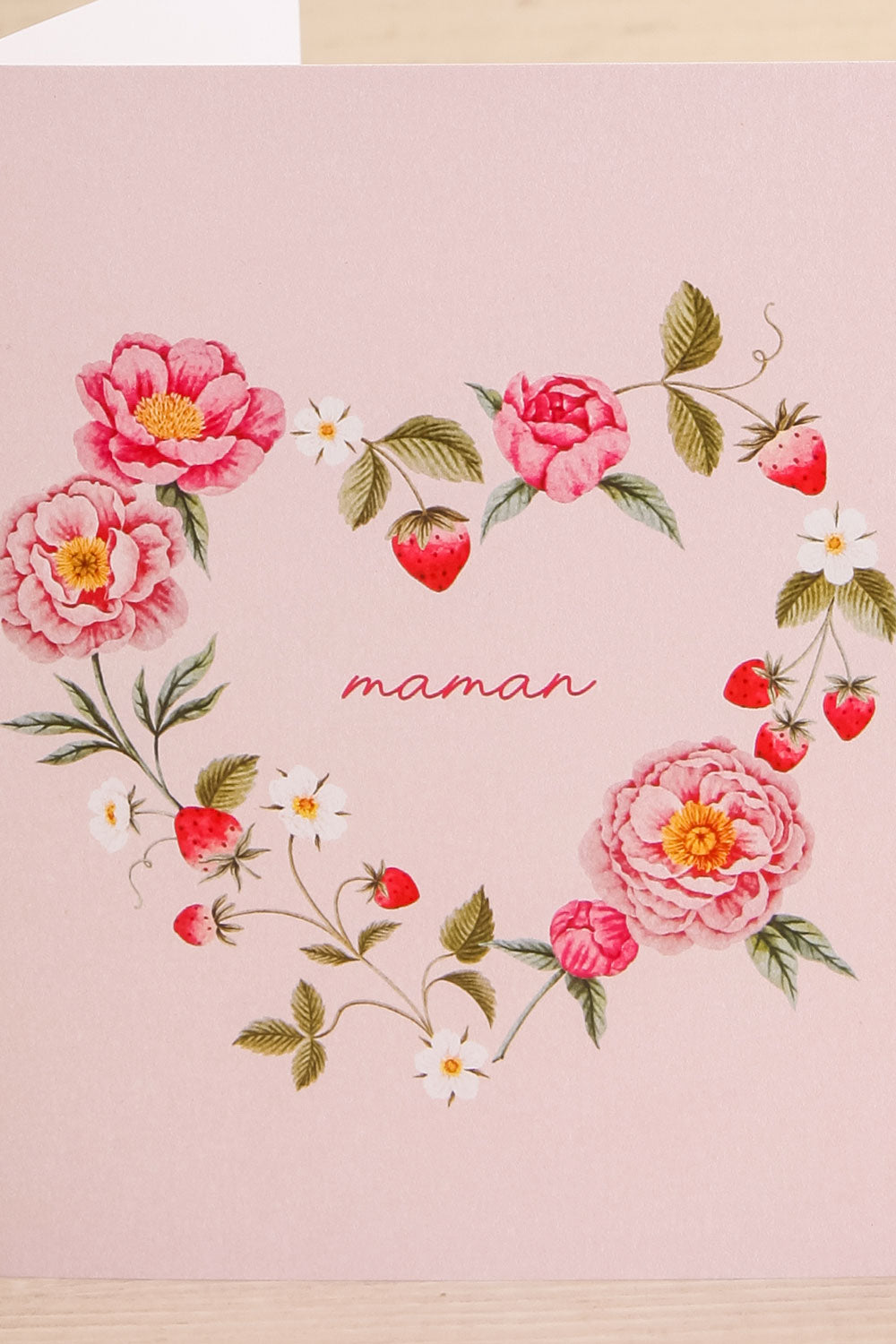 Peonies and Strawberries for Mom Card | Maison Garçonne