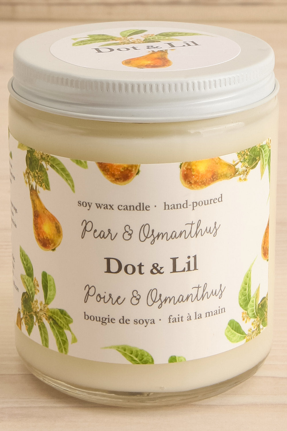 Pear and Osmanthus Candle | Maison garçonne front