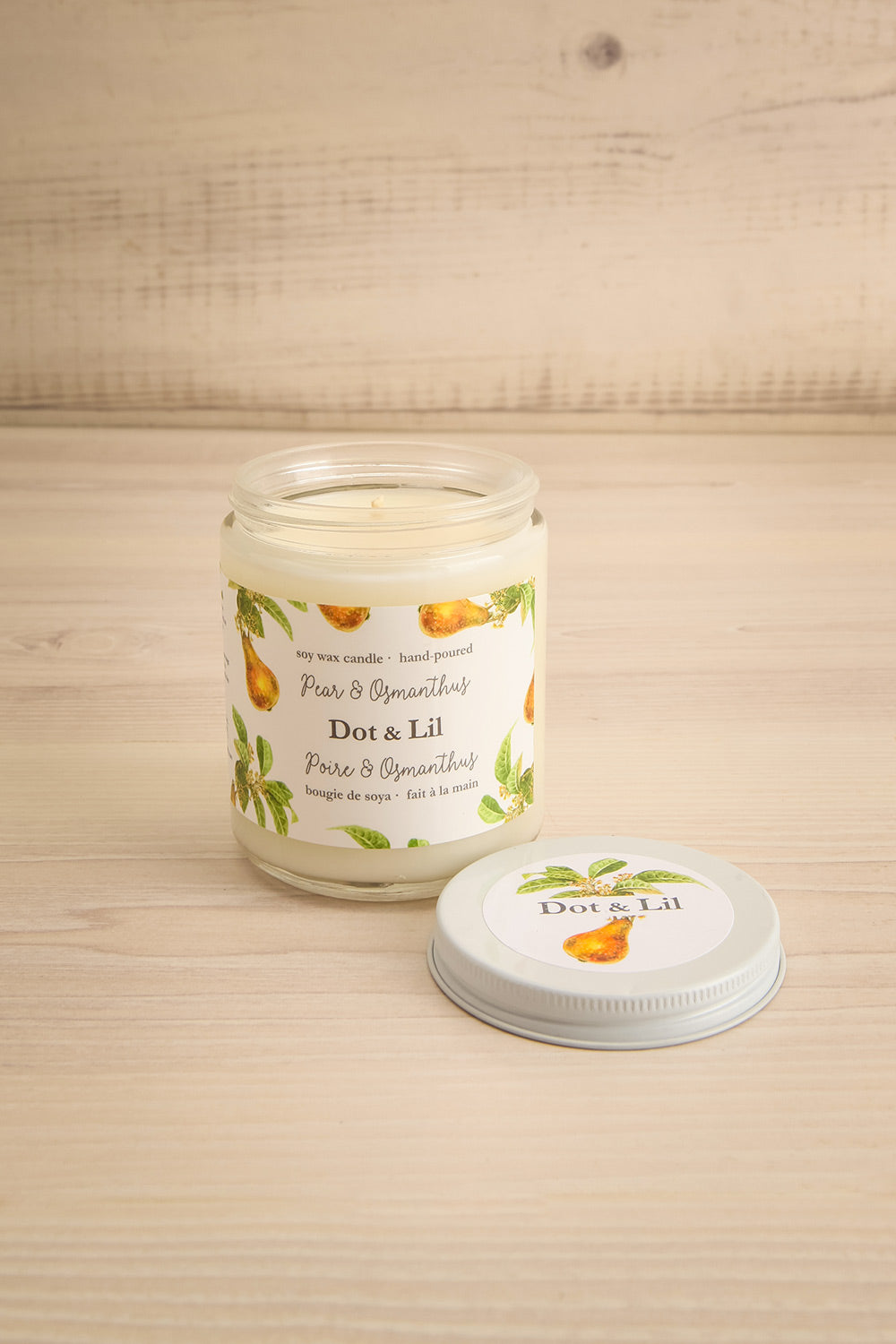 Pear and Osmanthus Candle | Maison garçonne open