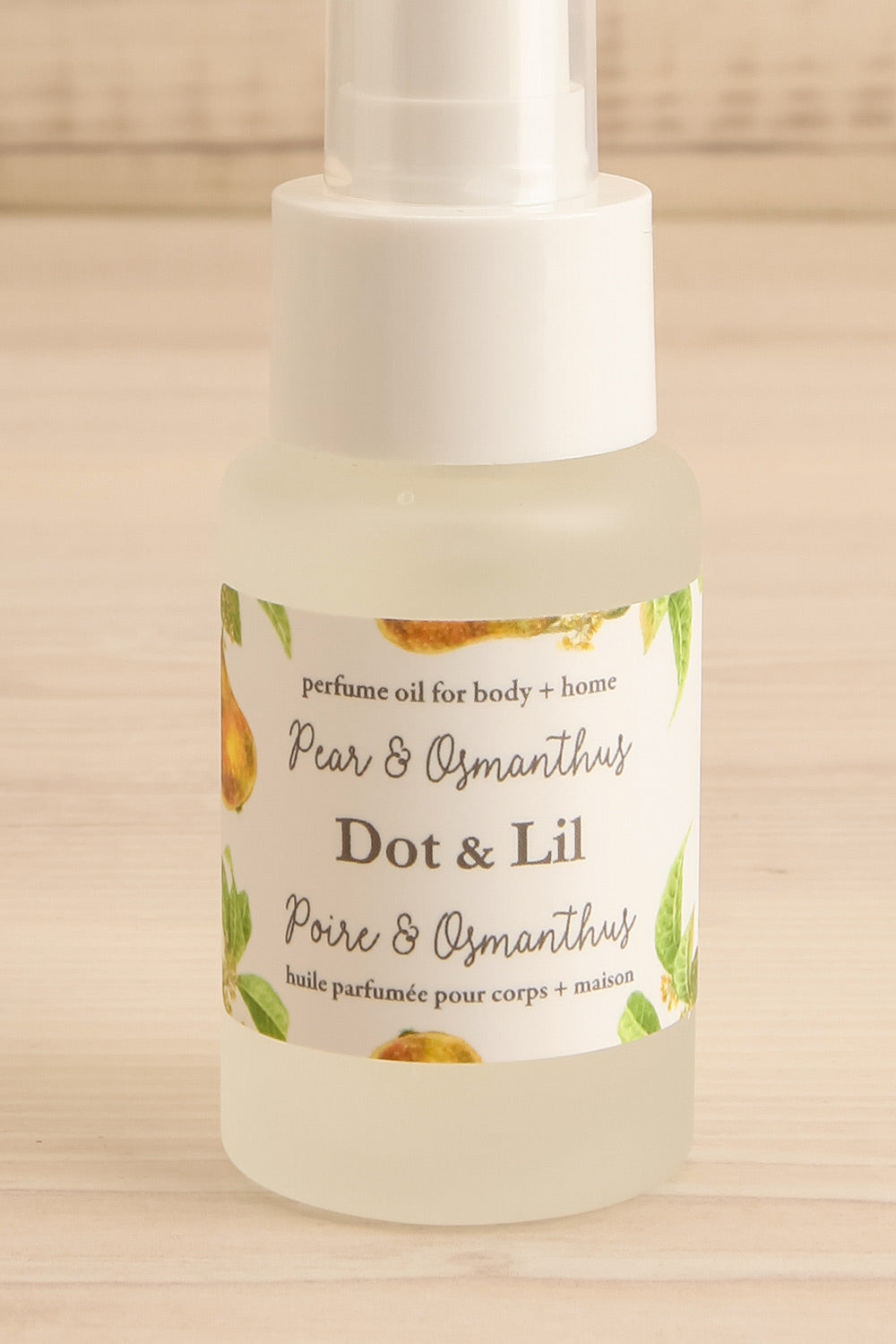 Pear and Osmanthus Perfume Oil | Maison garçonne close-up