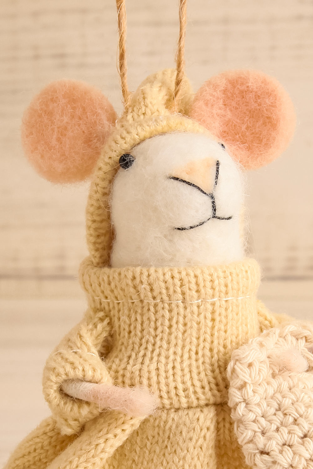 Christmas Errands Holiday Mouse Ornament - 4 Options | Maison garçonne prairie-penelope close-up