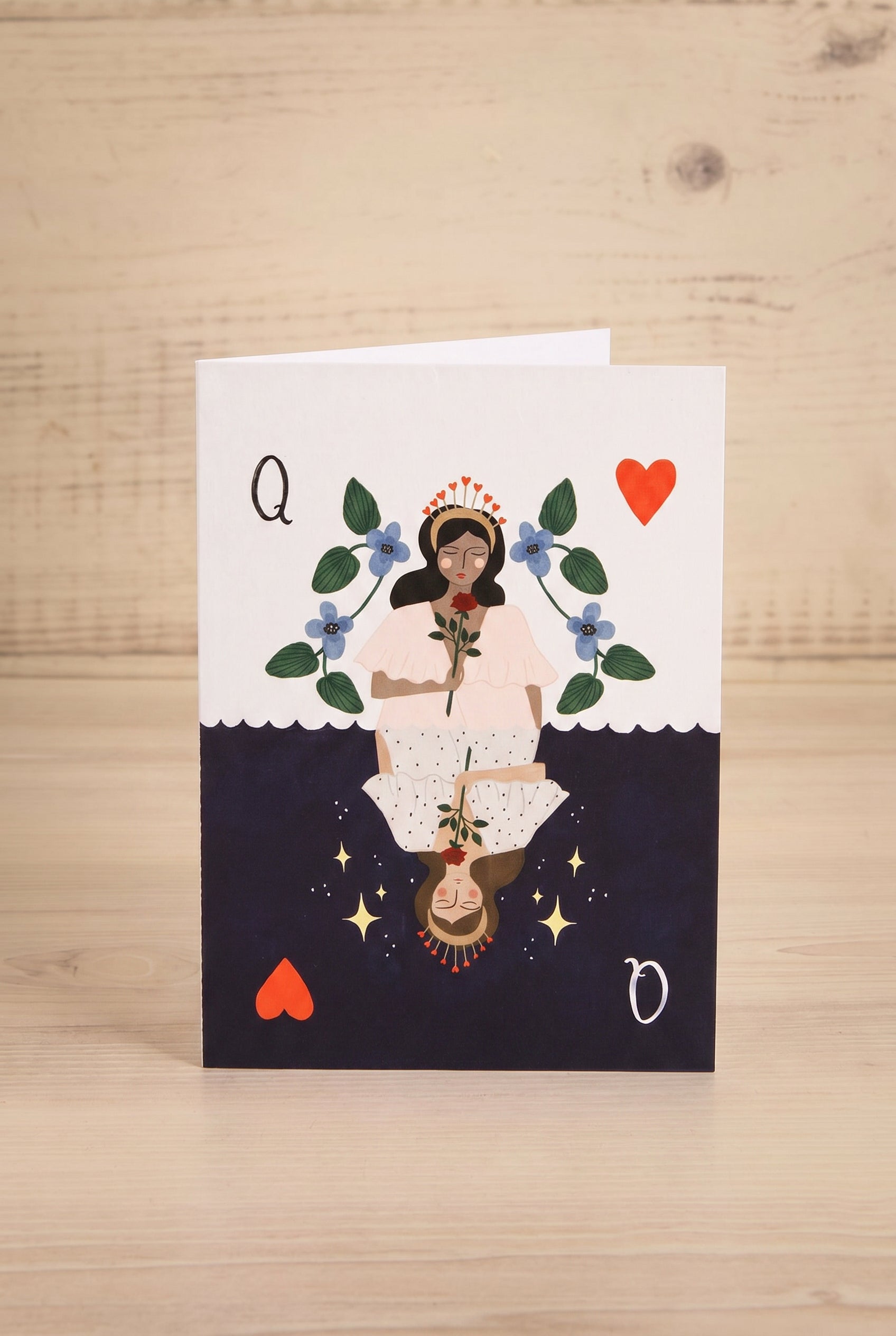 photo of a greeting card at maison garçonne of queen by mimi & august
