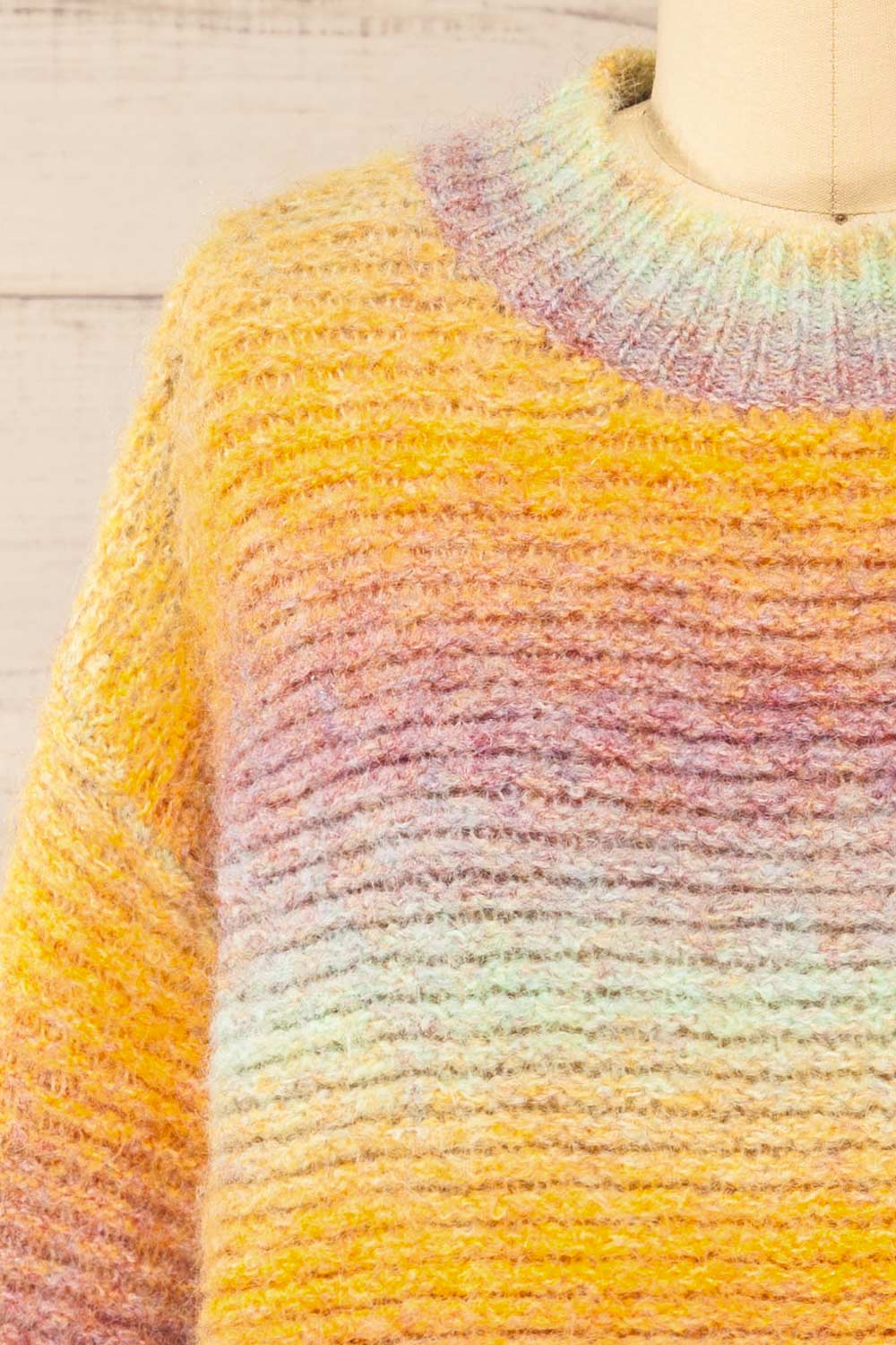 Queeri Multicolor Knitted Sweater | La petite garçonne front