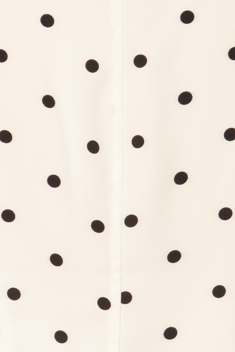 Raisen Polka Dot Sleeveless White Top with Front Tie | La petite garçonne fabric