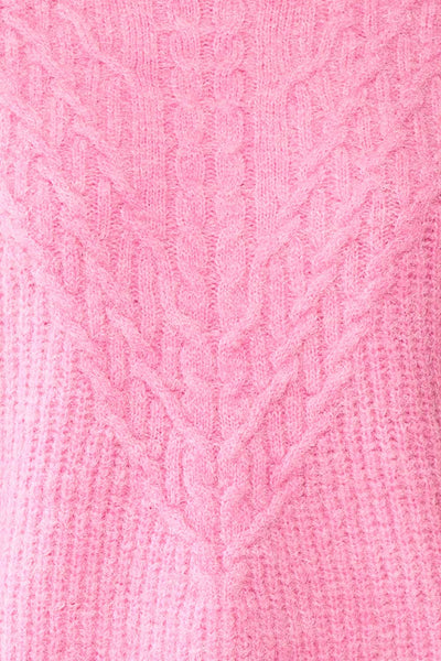 Reese Pink Oversized Sweater | Boutique 1861 fabric