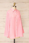 Remington Pink Long Translucent Shirt | La petite garçonne side view