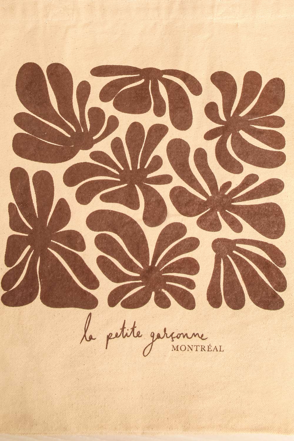 Retro Tote Bag | La petite garçonne close-up