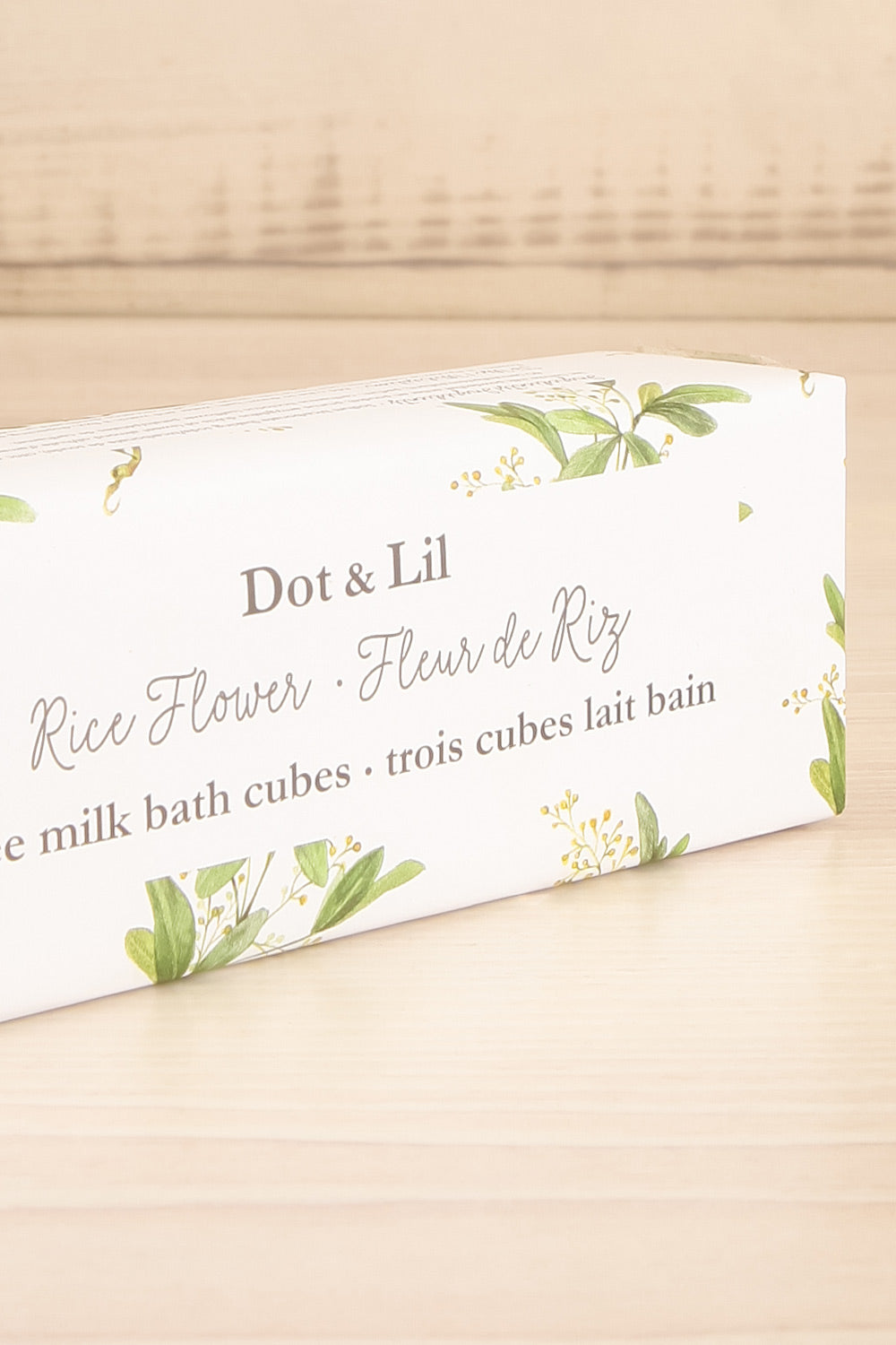 Bath Milk Cubes Gift Set Rice Flower | Maison garçonne close-up
