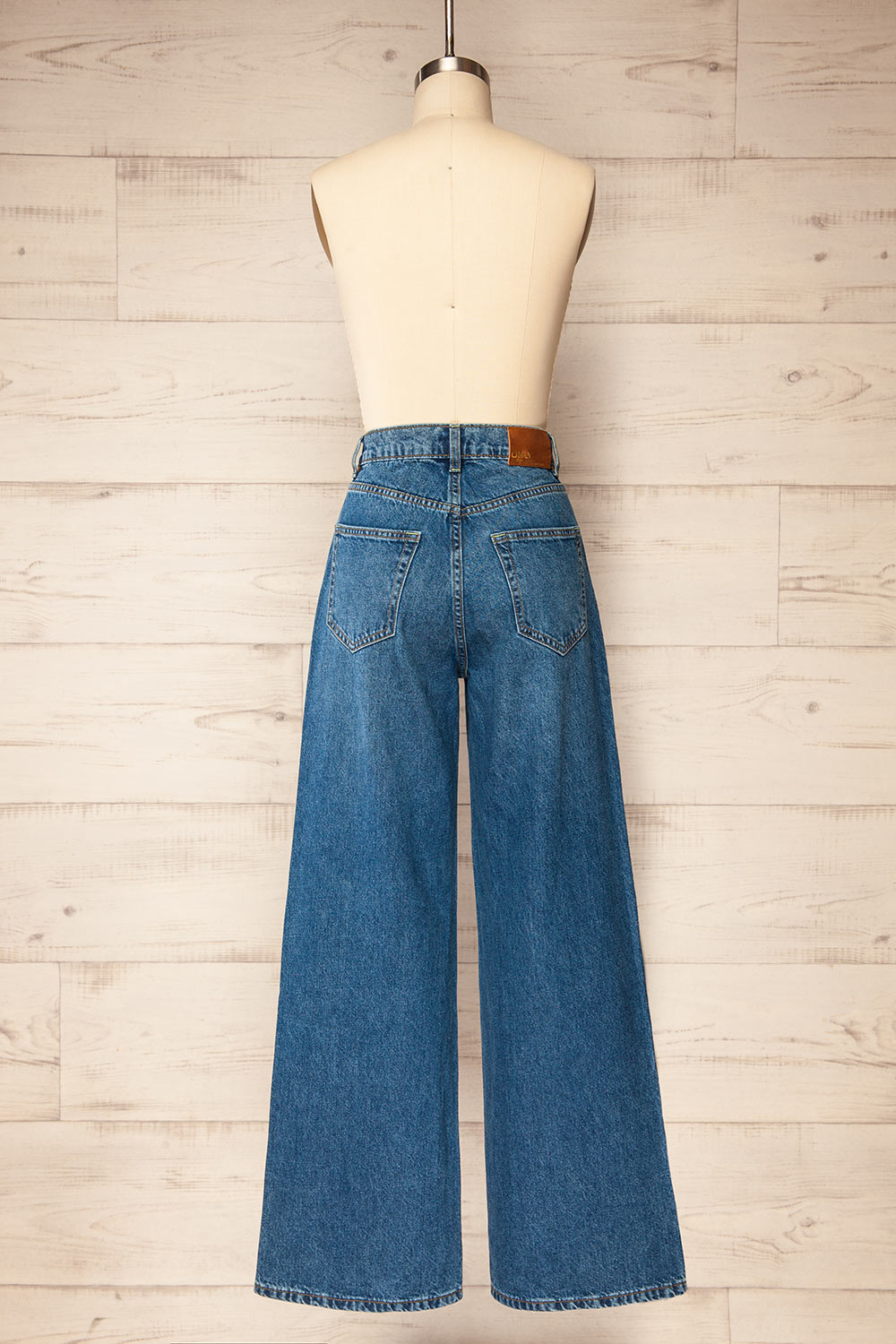 Riyadh Wide Leg Jeans | La petite garçonne back view