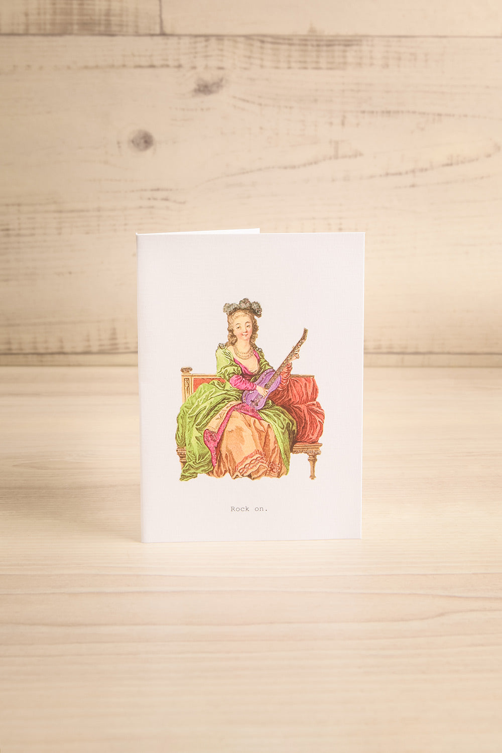Rock On Small Greeting Card | Maison garçonne
