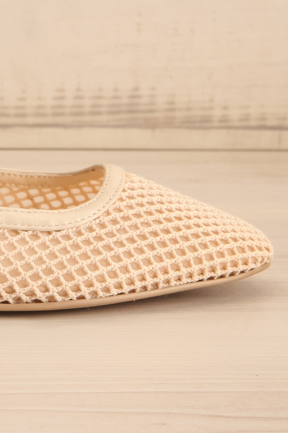 Rodnie Beige Raffia Ballerina Flat | La petite garçonne side