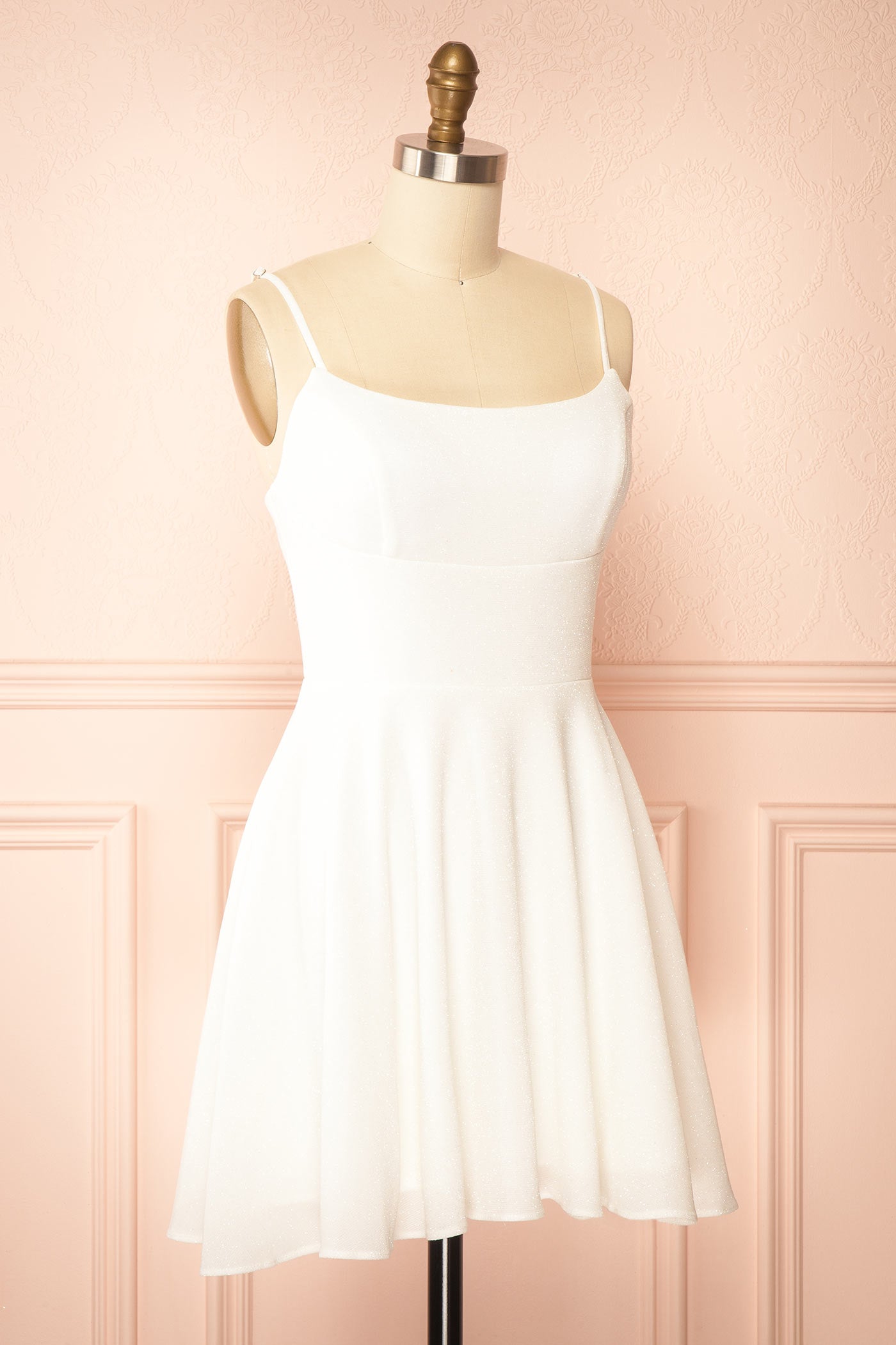 Rohan | Short Sparkly Wedding Dress with Pockets