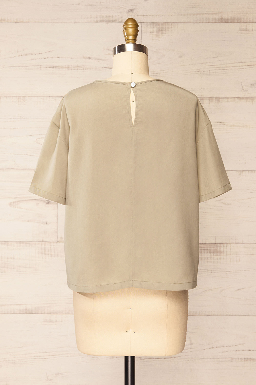 Ronni Khaki T-Shirt | La petite garçonne back