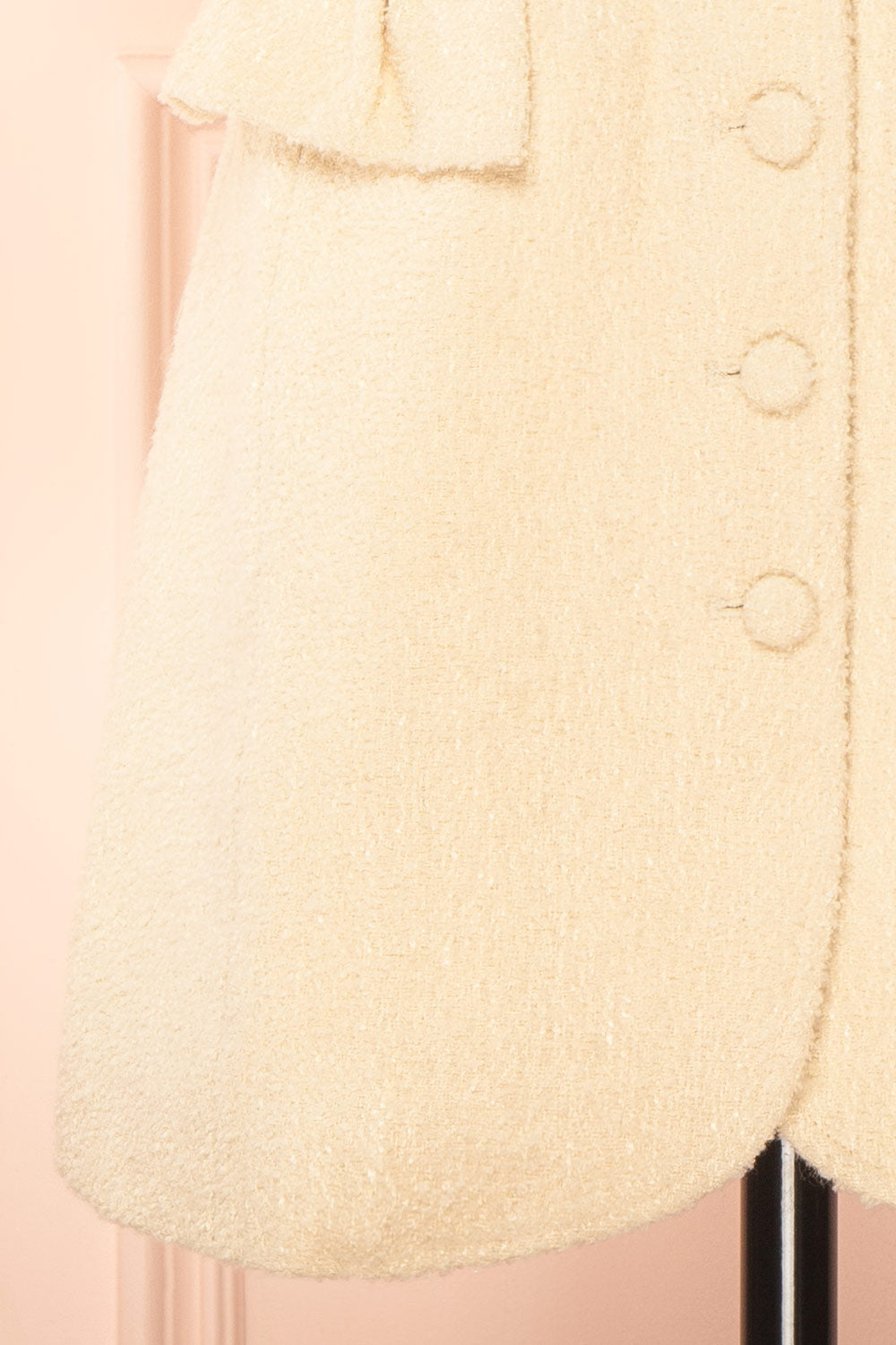 Rosamund Short Button-Up Tweed Dress with Pockets | Boutique 1861 bottom