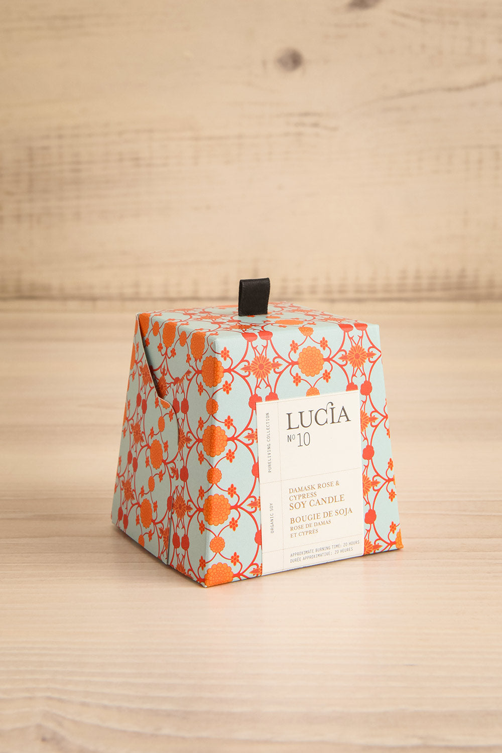 Damask Rose and Cypress Candle by Lucia - 2 Options | Maison garçonne small box