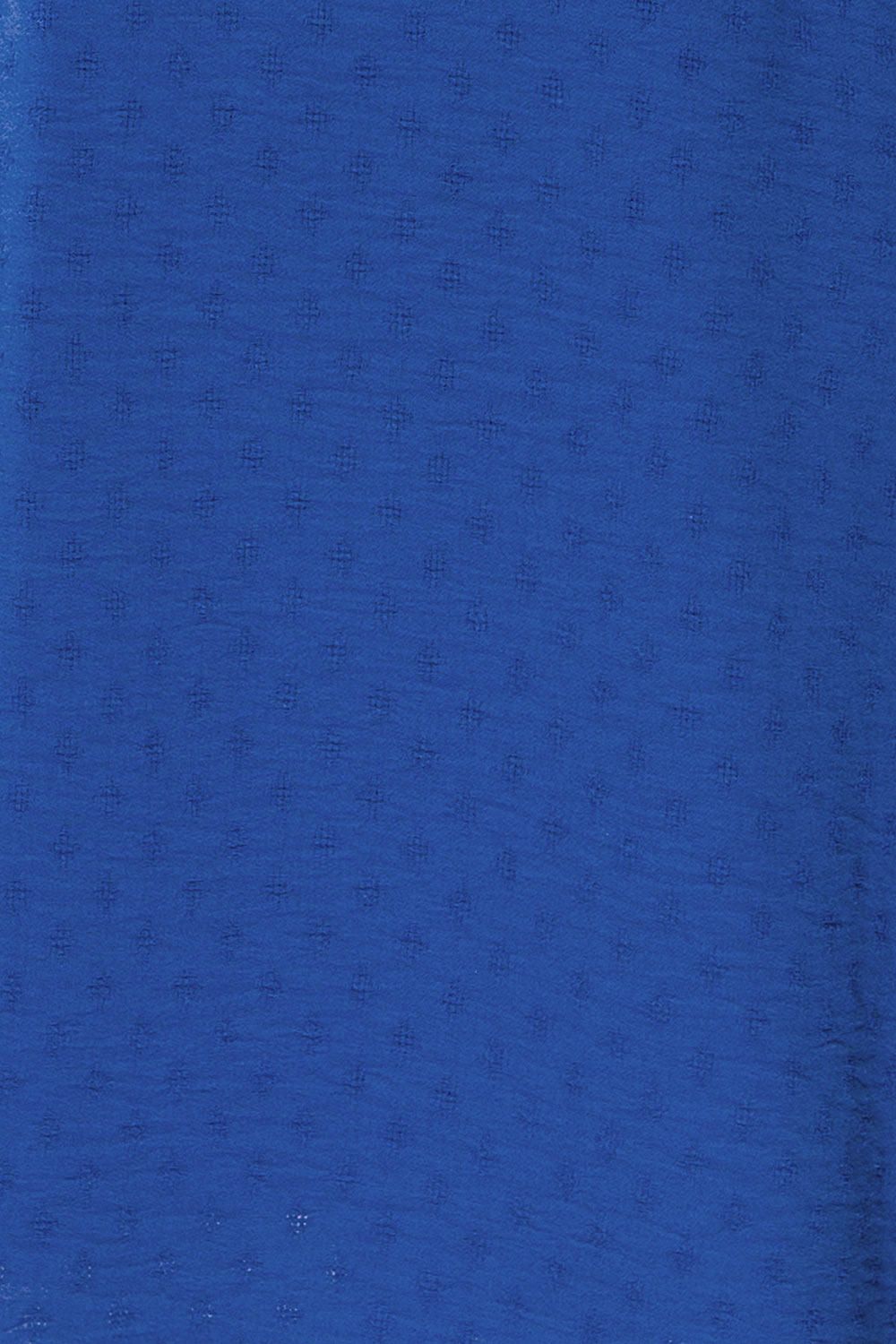 Rotherham Blue Short A-line Dress w/ Long Sleeves | La petite garçonne fabric 