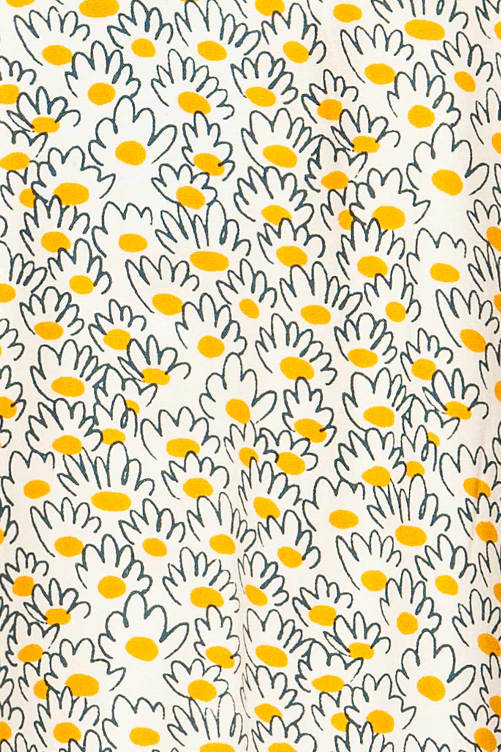 Rudyard Daisy Print Button-Up Shirt | La petite garçonne fabric