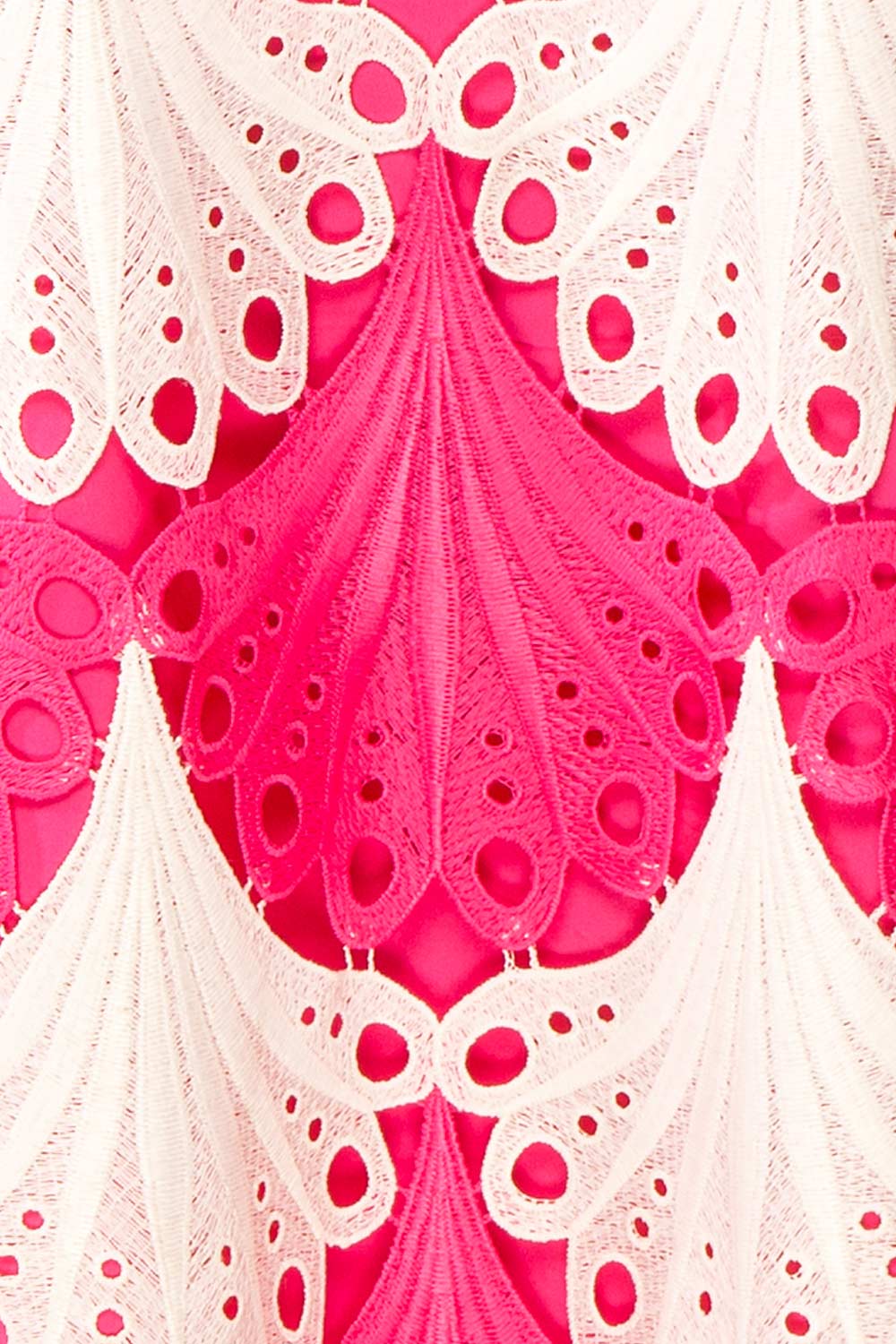 Ruthshelle Short Fuchsia Patterned Dress | Boutique 1861  fabric 