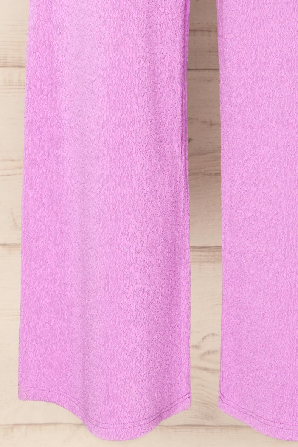 Salaberry | Pantalon Ample en Tricot Lilas