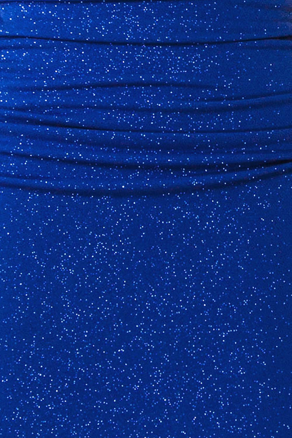 Samira Blue Sparkly Mermaid Maxi Dress w/ Slit | Boutique 1861 fabric