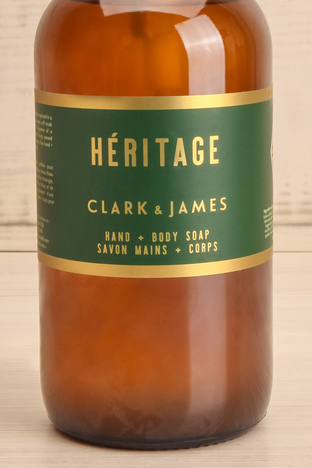 Heritage Liquid Hand + Body Soap | Maison garçonne detail