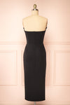 Scarabella Strapless Black Midi Dress | Boutique 1861  back view