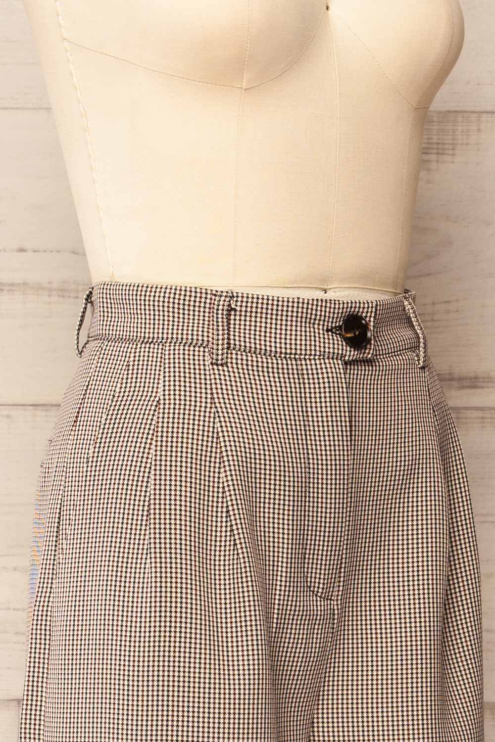 Scarborough Oversized Houndstooth Patterned Pants | La petite garçonne side