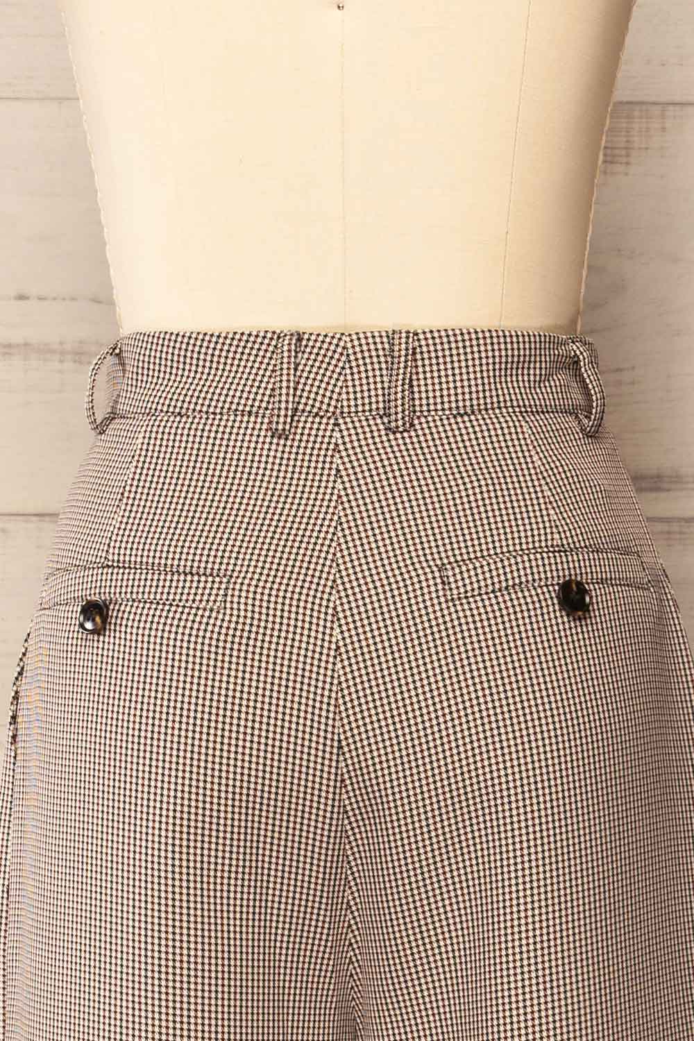 Scarborough Oversized Houndstooth Patterned Pants | La petite garçonne back