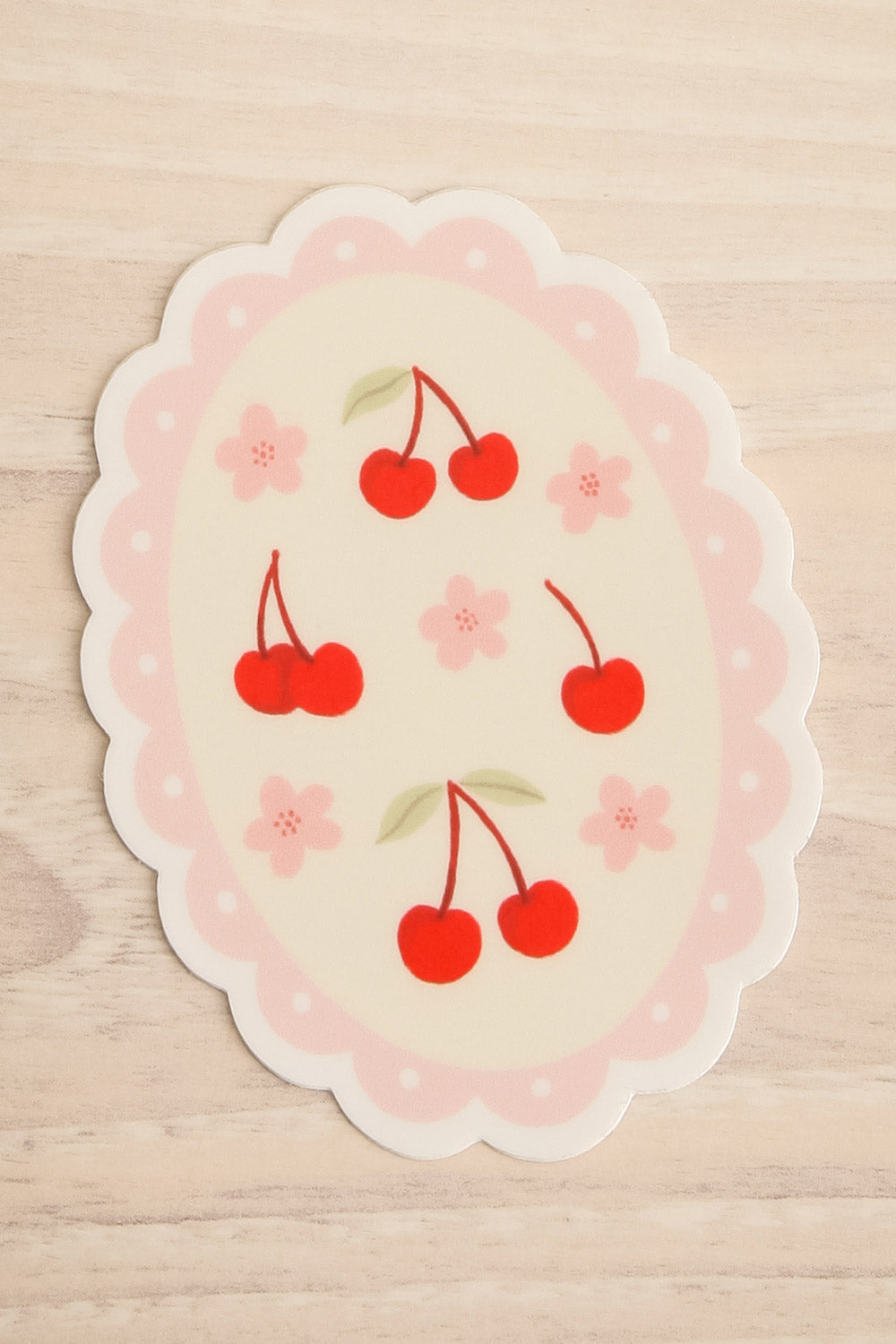 Vintage Cherries Stamp Sticker | Maison garçonne