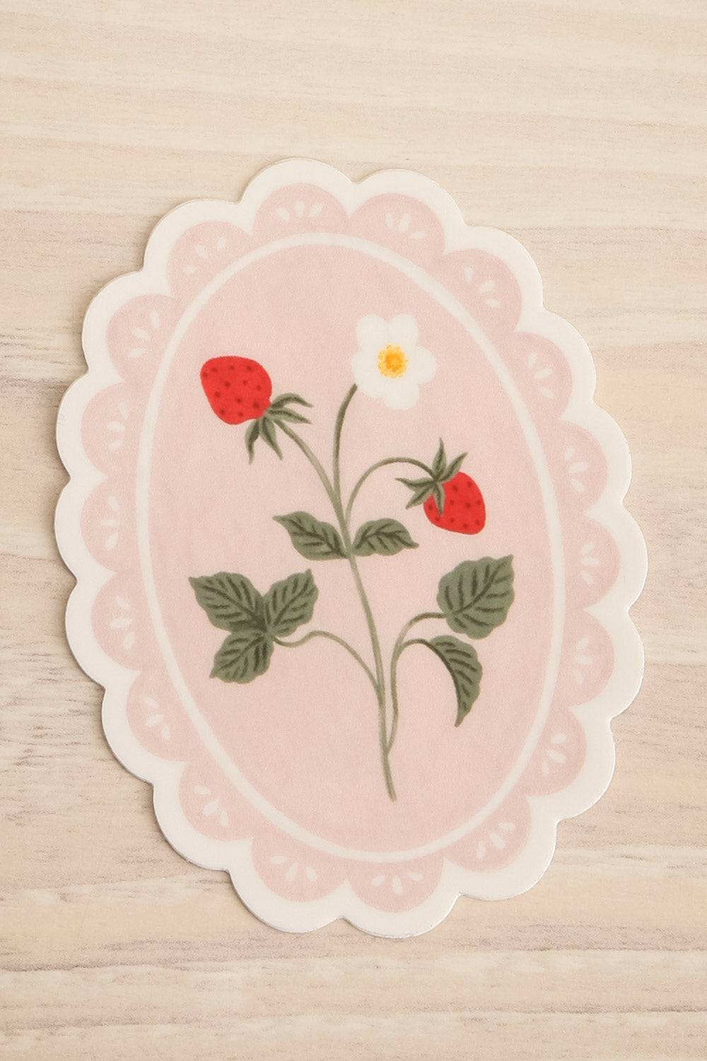 Vintage Strawberry Stamp Sticker | Maison garçonne