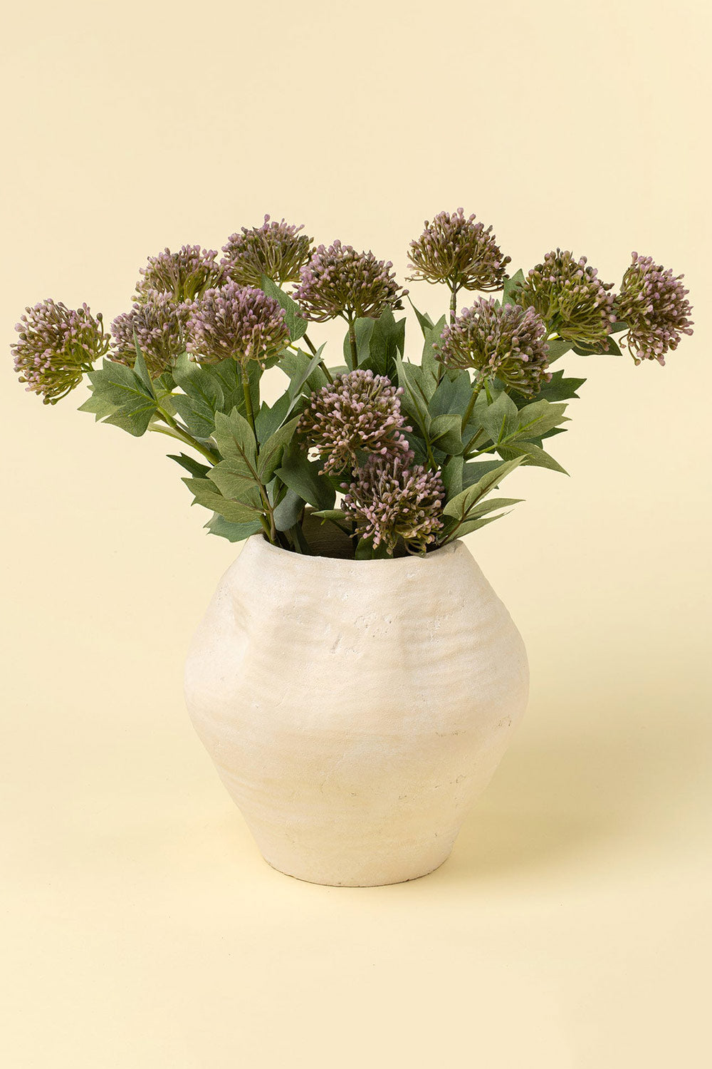Sedume Artificial Purple Sedum Spray | Maison garçonne in a vase
