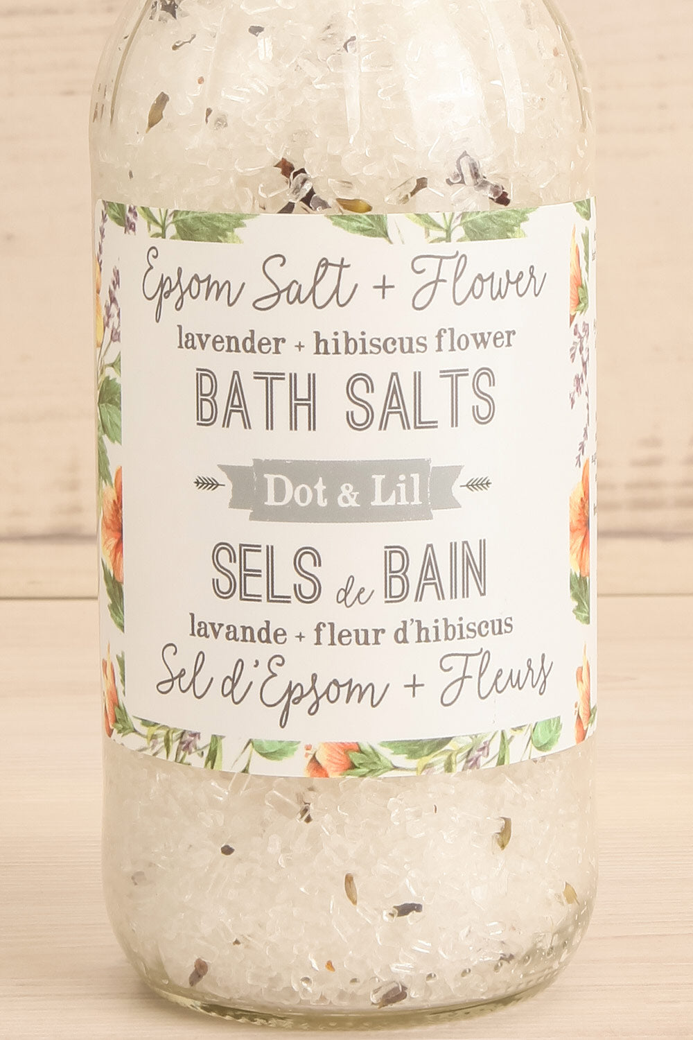 Lavender & Hibiscus Bath Salts | Maison garçonne details