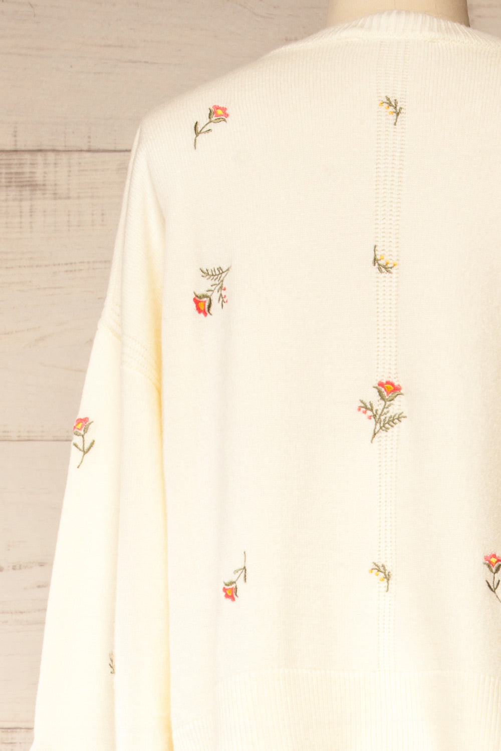 Set Aigio Floral Ivory Loungewear Set | La petite garçonne back