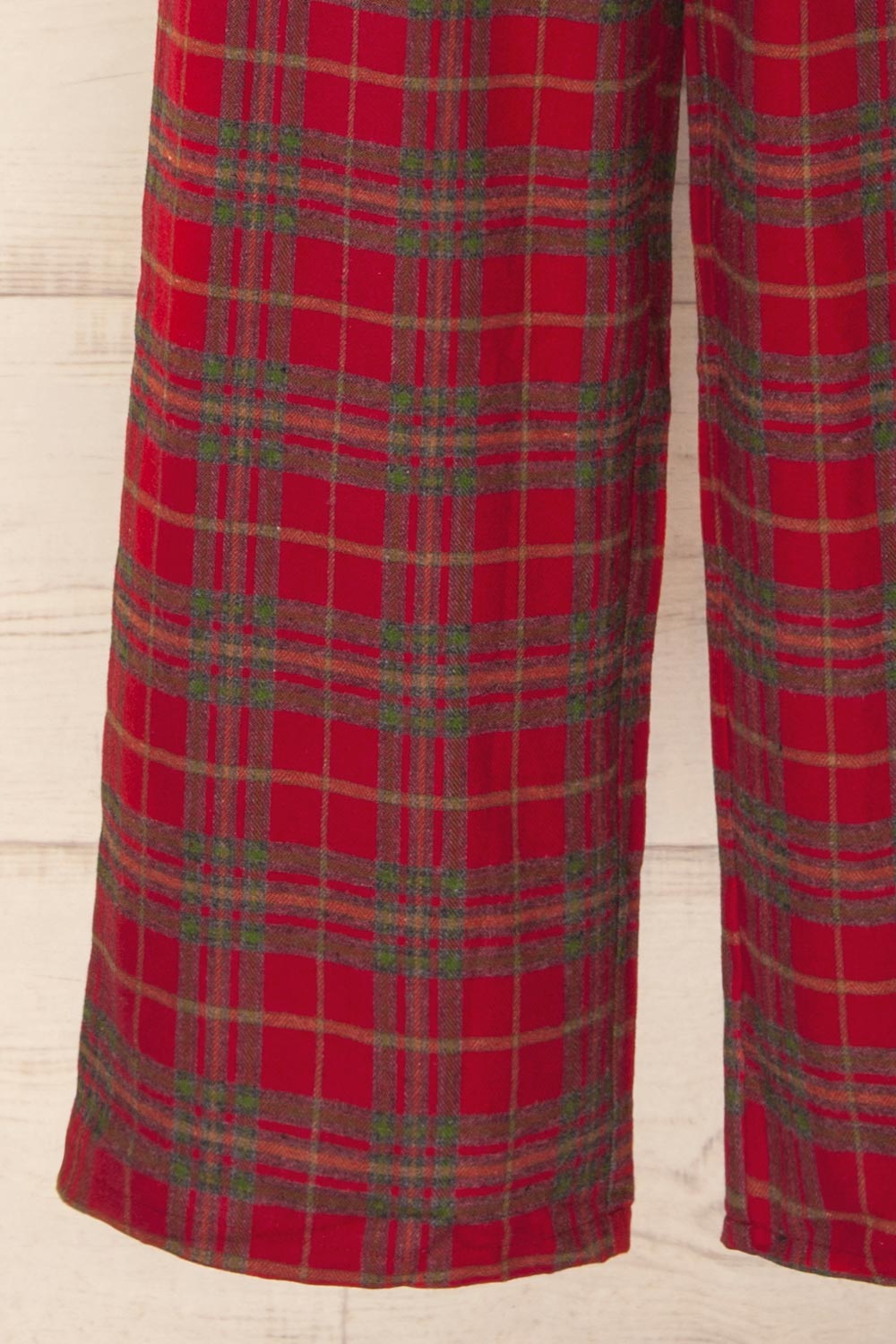 Set Lyla Red Plaid Pyjama Set | La petite garçonne bottom