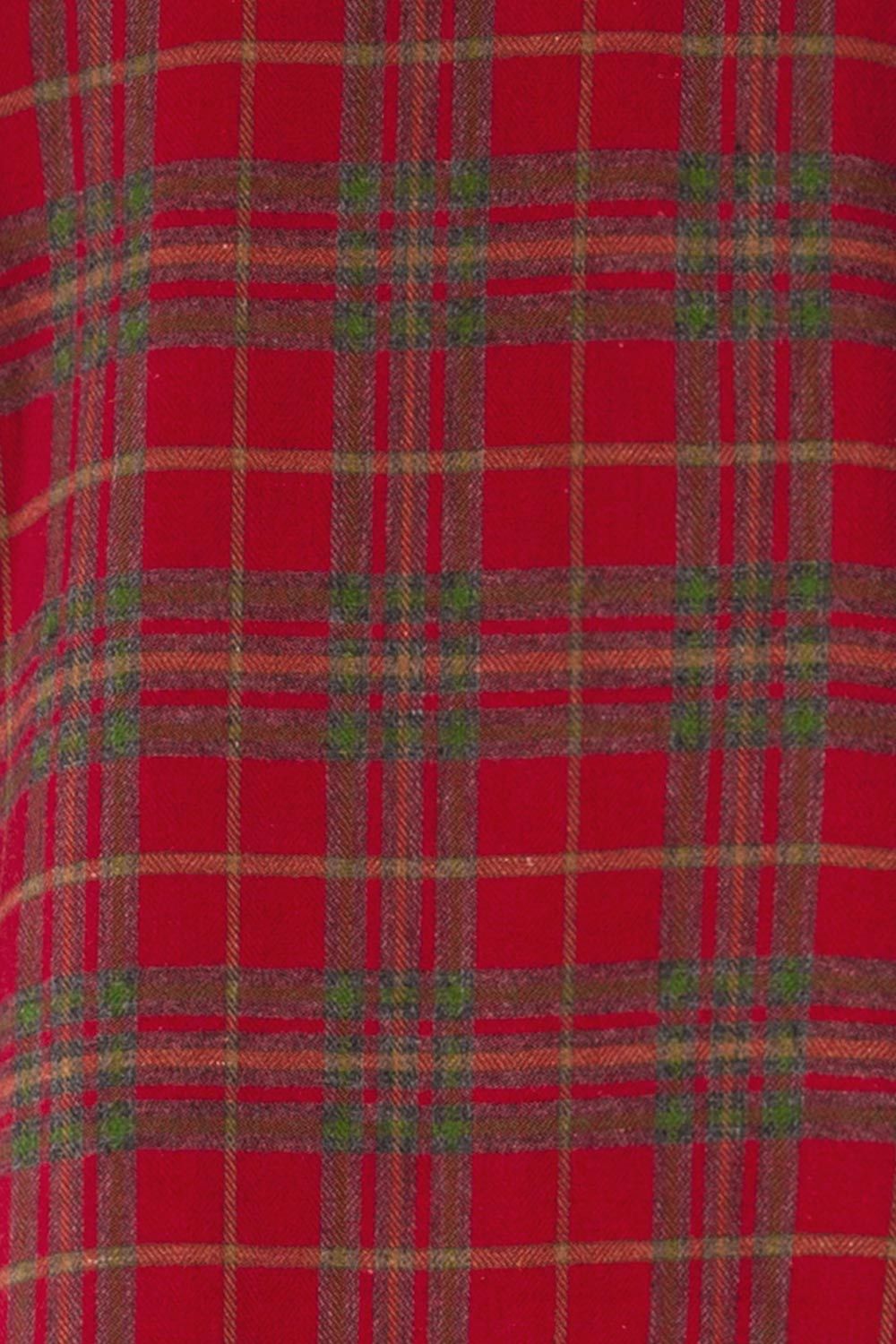 Set Lyla Red Plaid Pyjama Set | La petite garçonne fabric