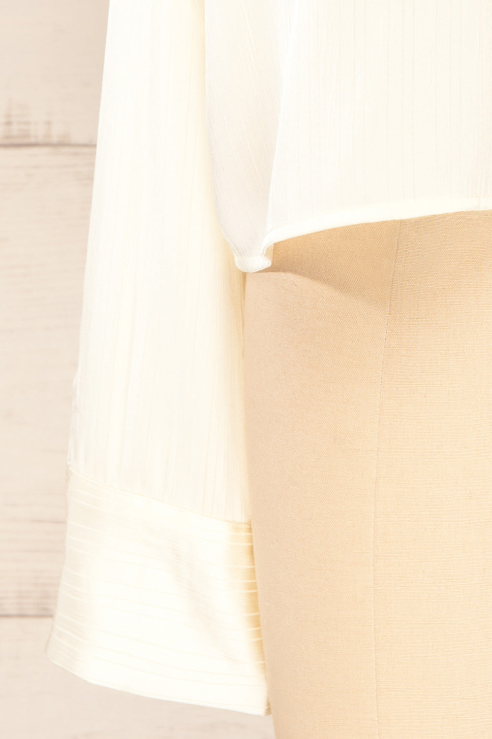 Sheffield Monochrome Striped Satin Shirt | La petite garçonne bottom