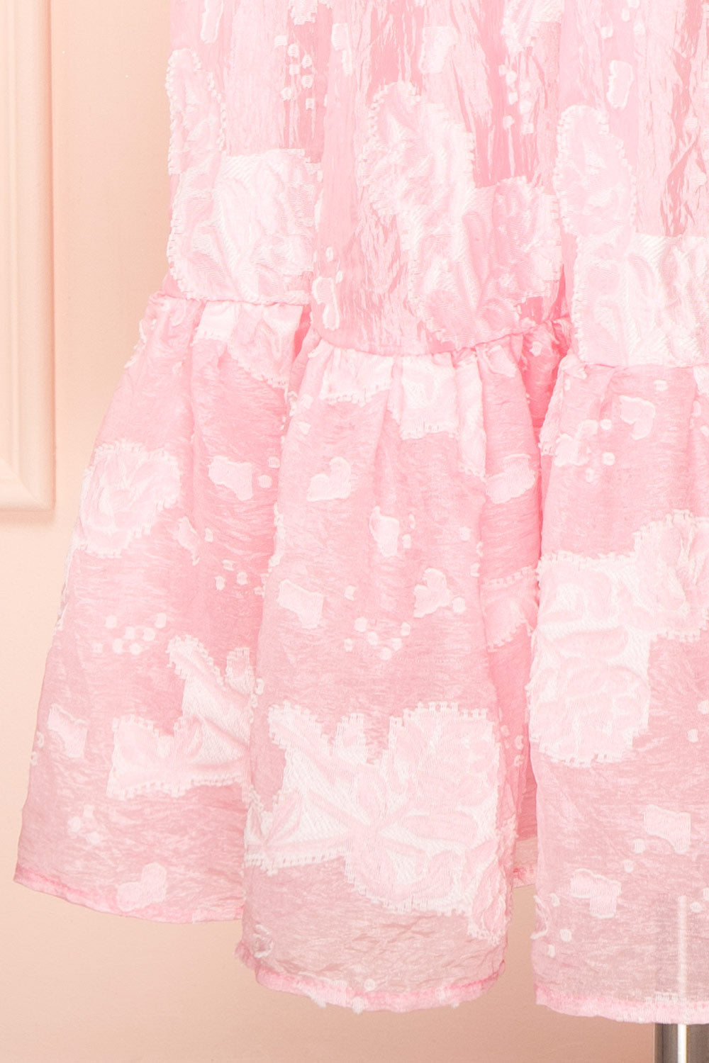 Signy Bustier Floral Midi Dress w/ Removable Straps | Boutique 1861 bottom