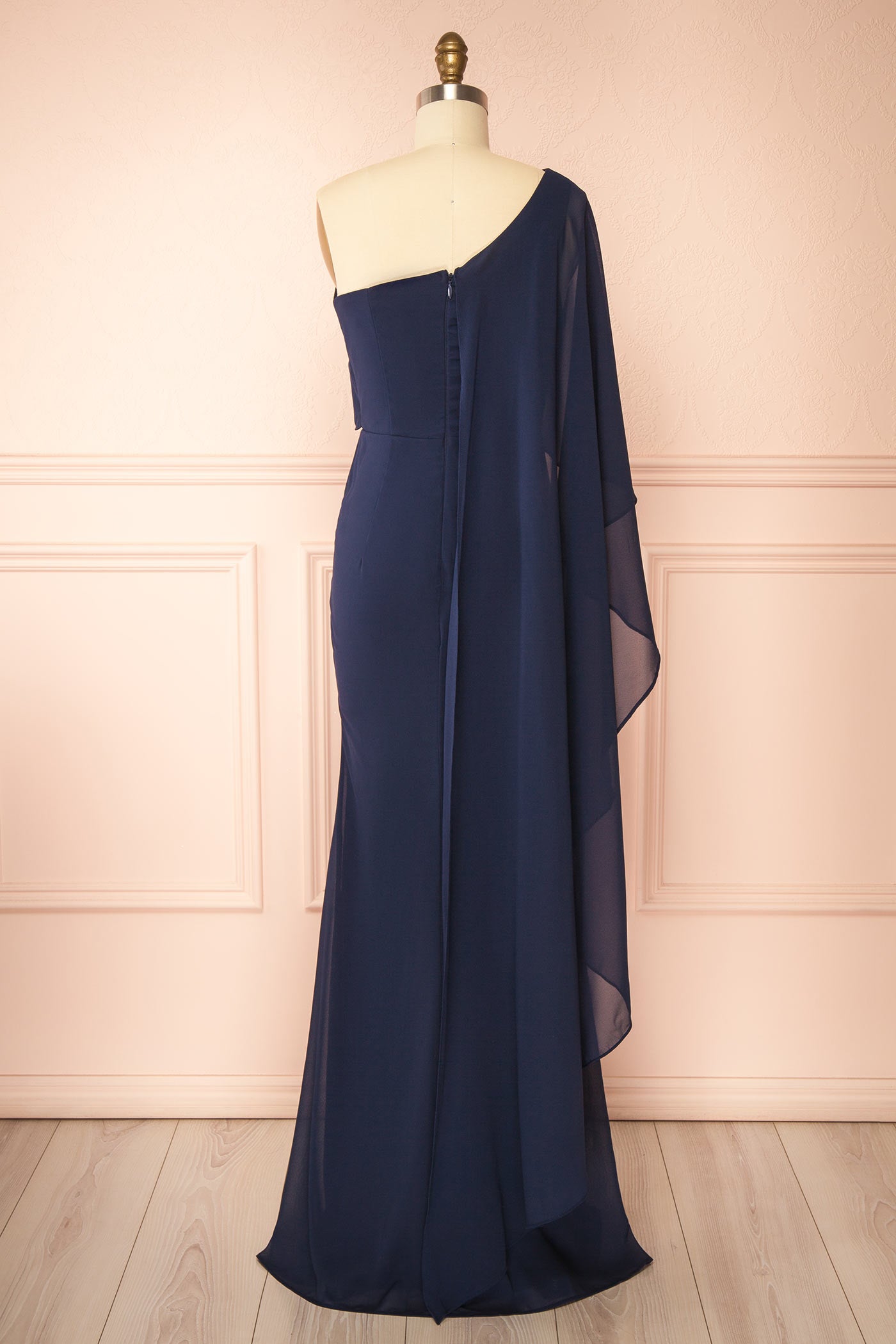 Sorix Marine | Robe Maxi Asymétrique avec Fente
