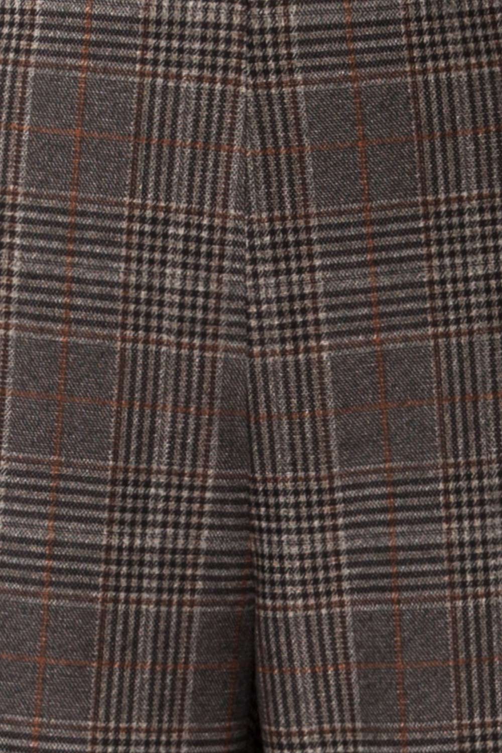 Sorrente Cropped Plaid Pants | La petite garçonne fabric