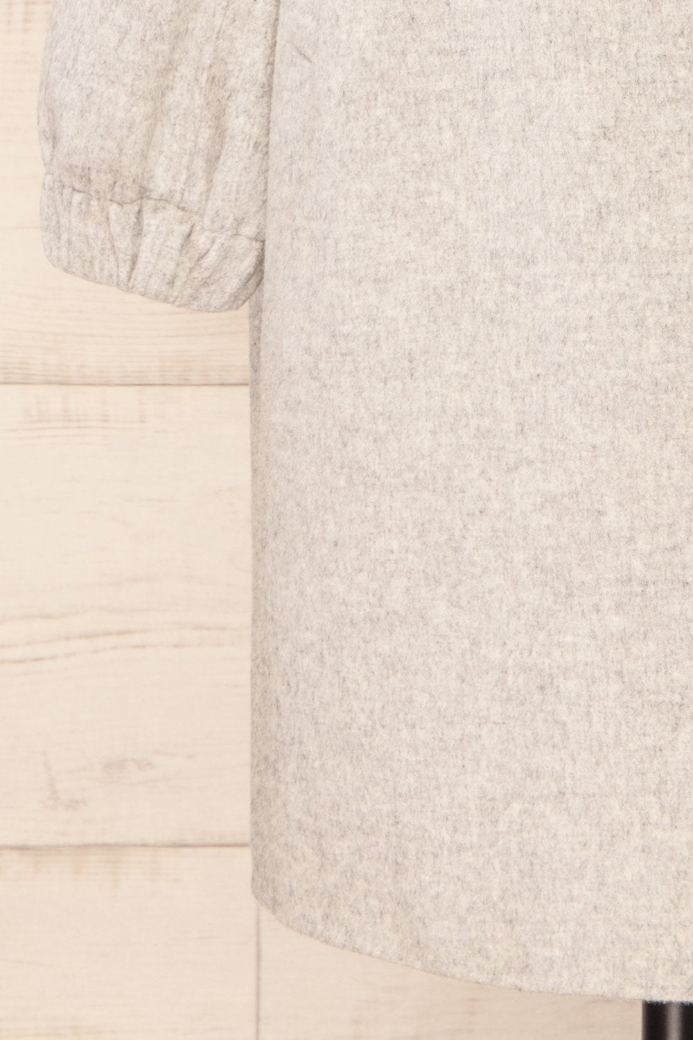 Souzie Grey Oversized Wool Coat | La petite garçonne bottom