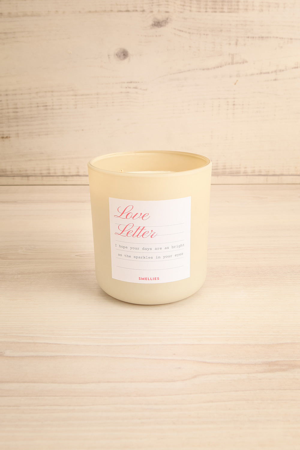 Sparkle In your Eyes Love Letter Candle | Maison Garçonne front