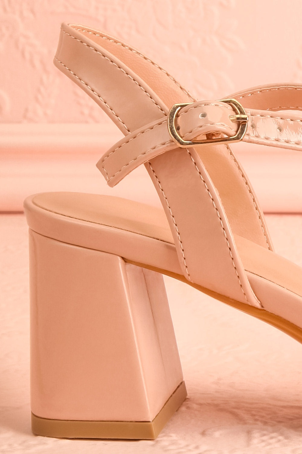 Starlight Beige Pointed Toe Heel w/ Crystals | Boutique 1861 heel